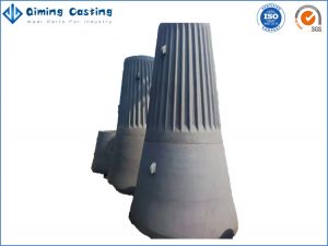 Pièces d'usure de concasseur giratoire par Qiming Casting