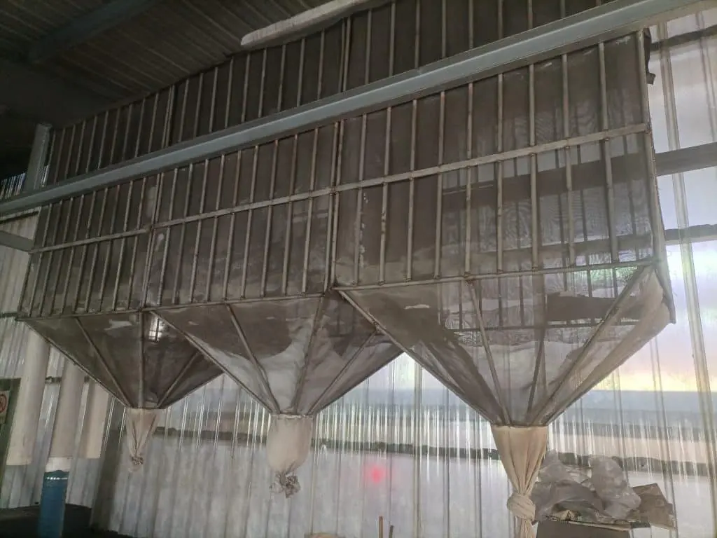 Bead drying and curing warehouse