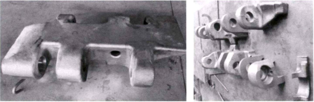 Fig. 13 Casting product and section blocks
