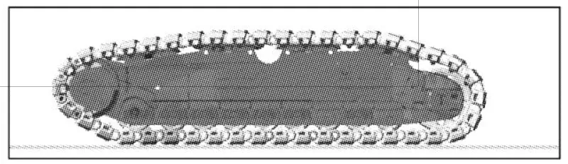 Figure 3. Simulation model of walking conditions
