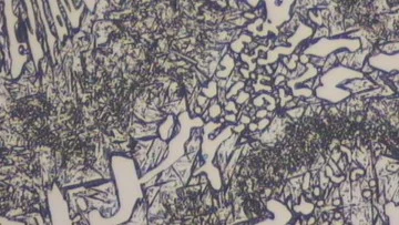 Chrome blow bars Metallographic Organization