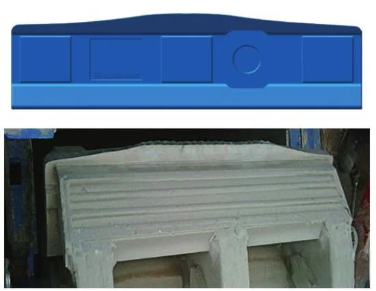 Serious wear on both sides of hammer