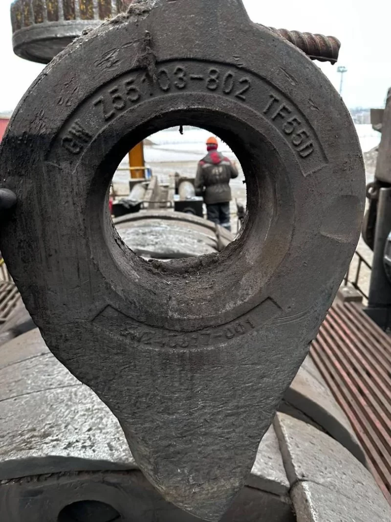 DHT alloy hammers in Russia after used