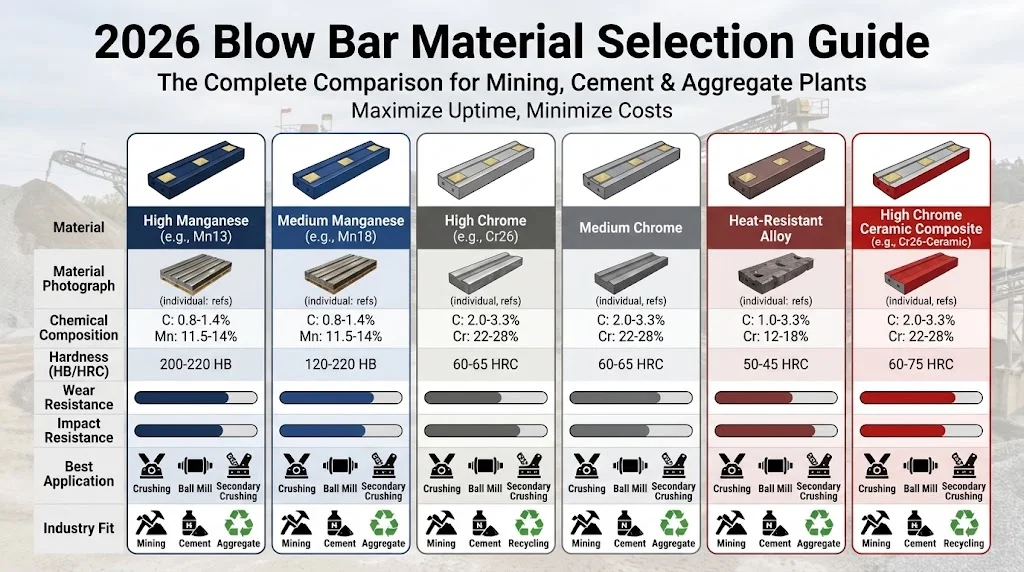 Selezione dei materiali per barre di impatto 2026